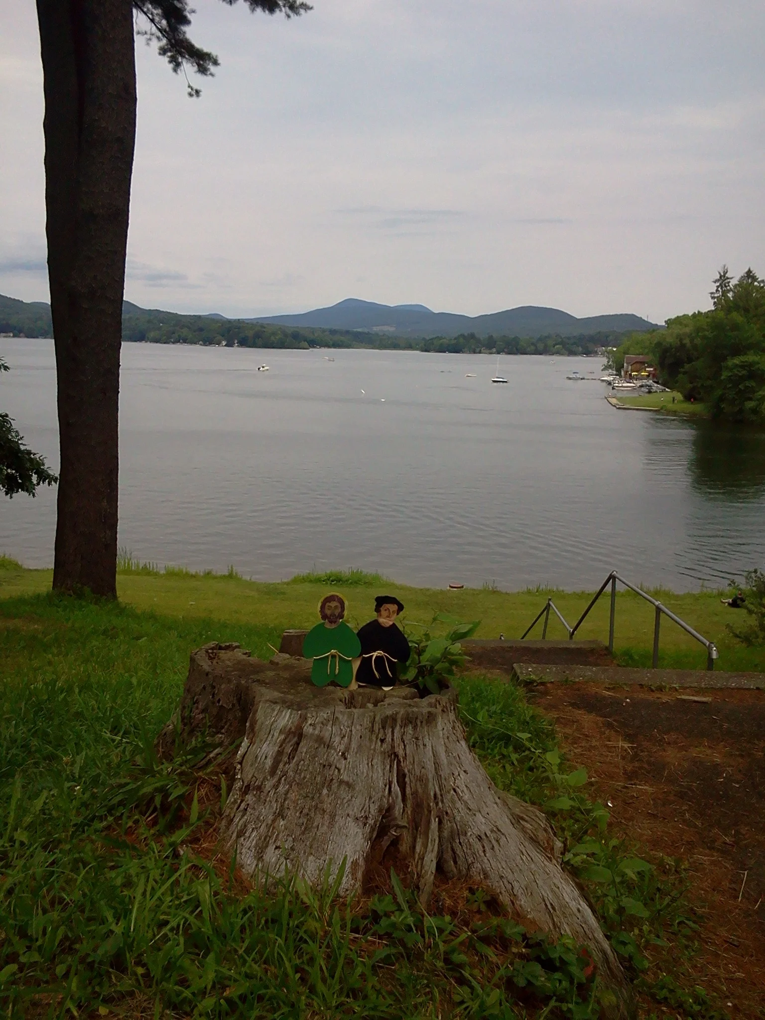 Pontoosuc Lake, with Mt. Greylock in background