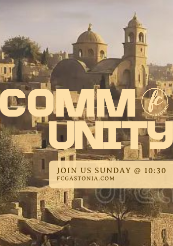Community - Part 3 - Faith That Grows In Community (The 4 "Let Us's")