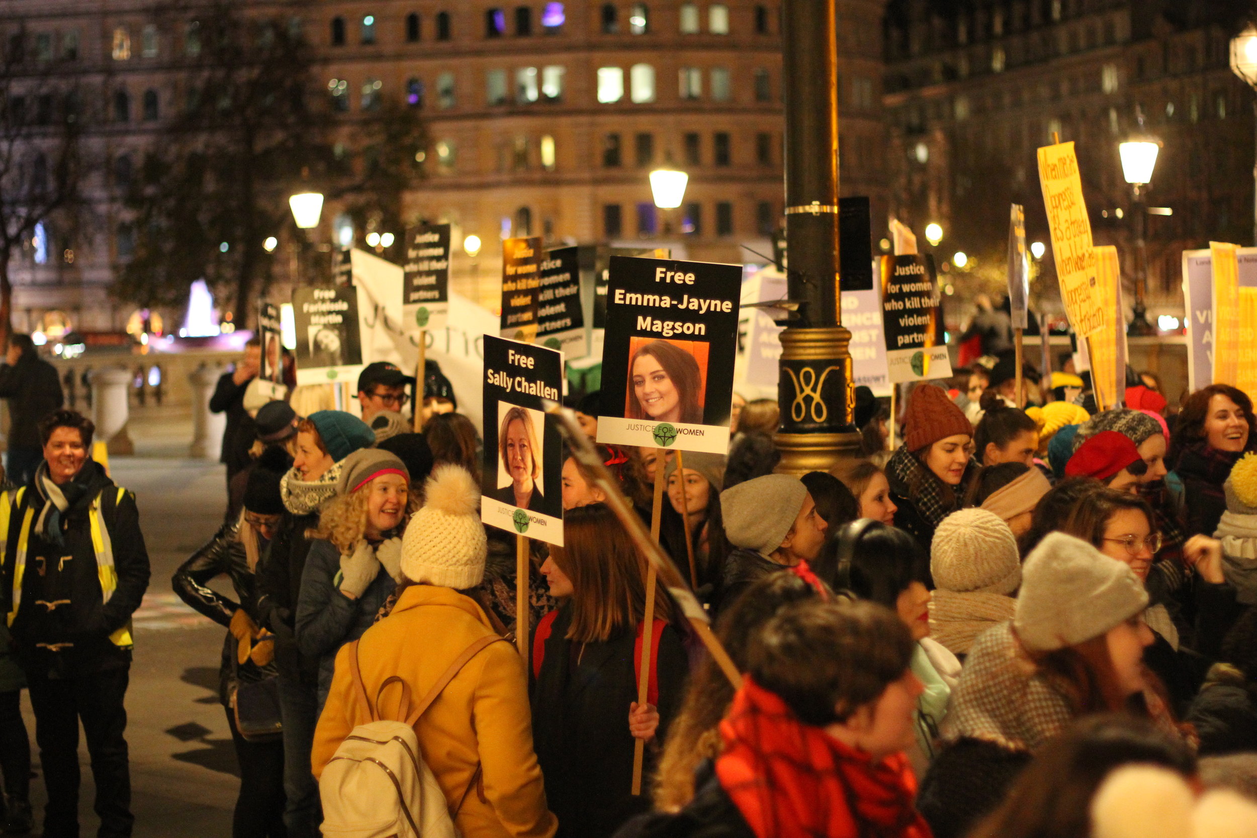 Justice for Women at Reclaim the Night London 2017 