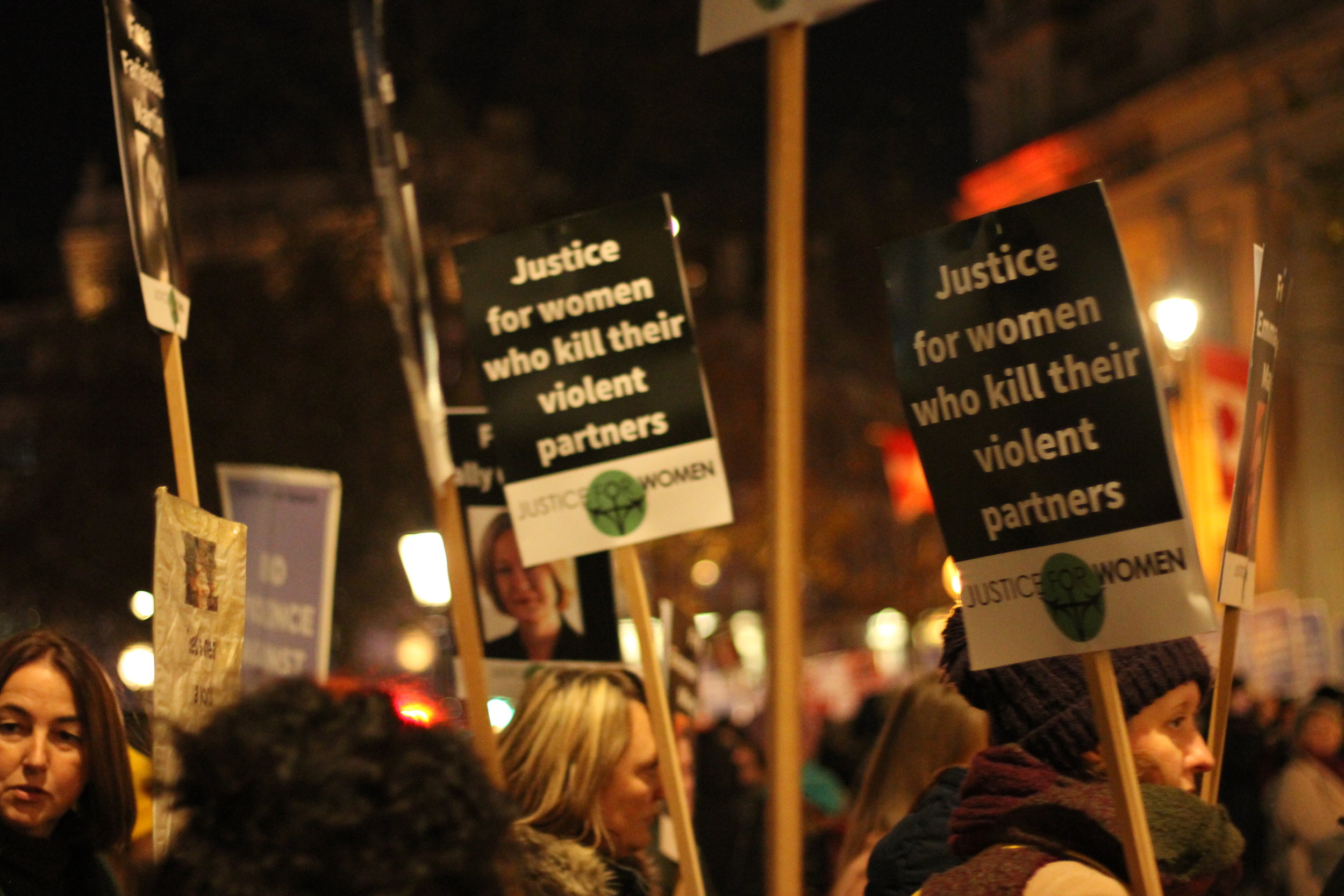 Justice for Women at Reclaim the Night London 2017 