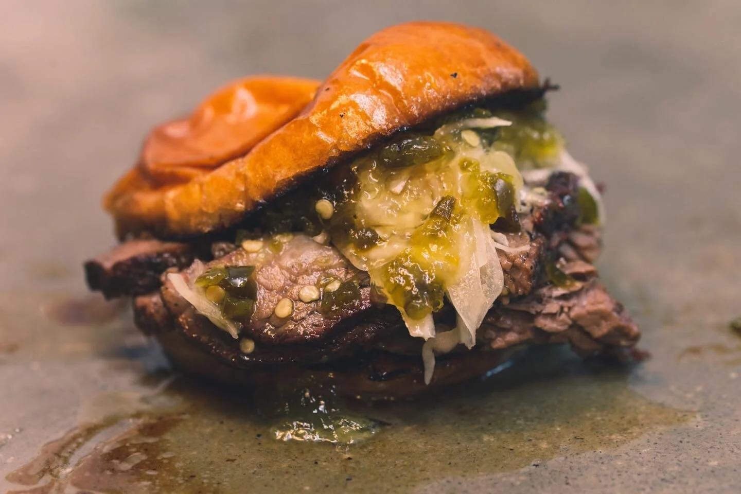 The legendary classic, evolved through the years, so happy with our pairings and take on the Brisket Bun! If you&rsquo;ve ever tried our Jalapeño Jam then you already know of not then I highly recommend it, it has a kick to it but also sharp sweet n