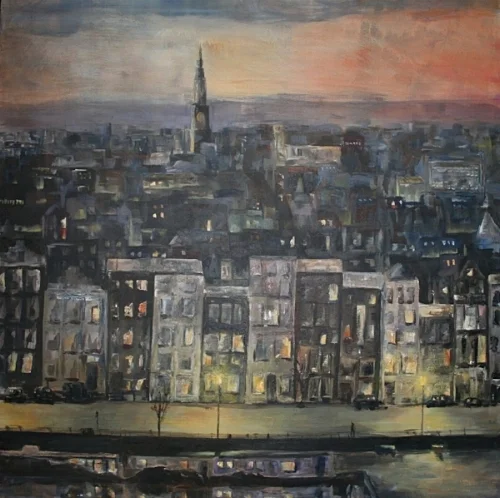 amsterdam, nightfall