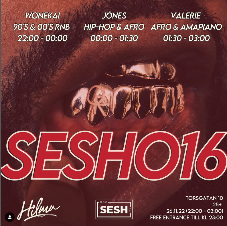 SESH night / hiphop &amp; rnb