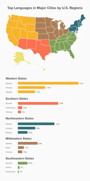 Language Diversity in the Top 20 Cities in the U.S. — LinguaLinkDC