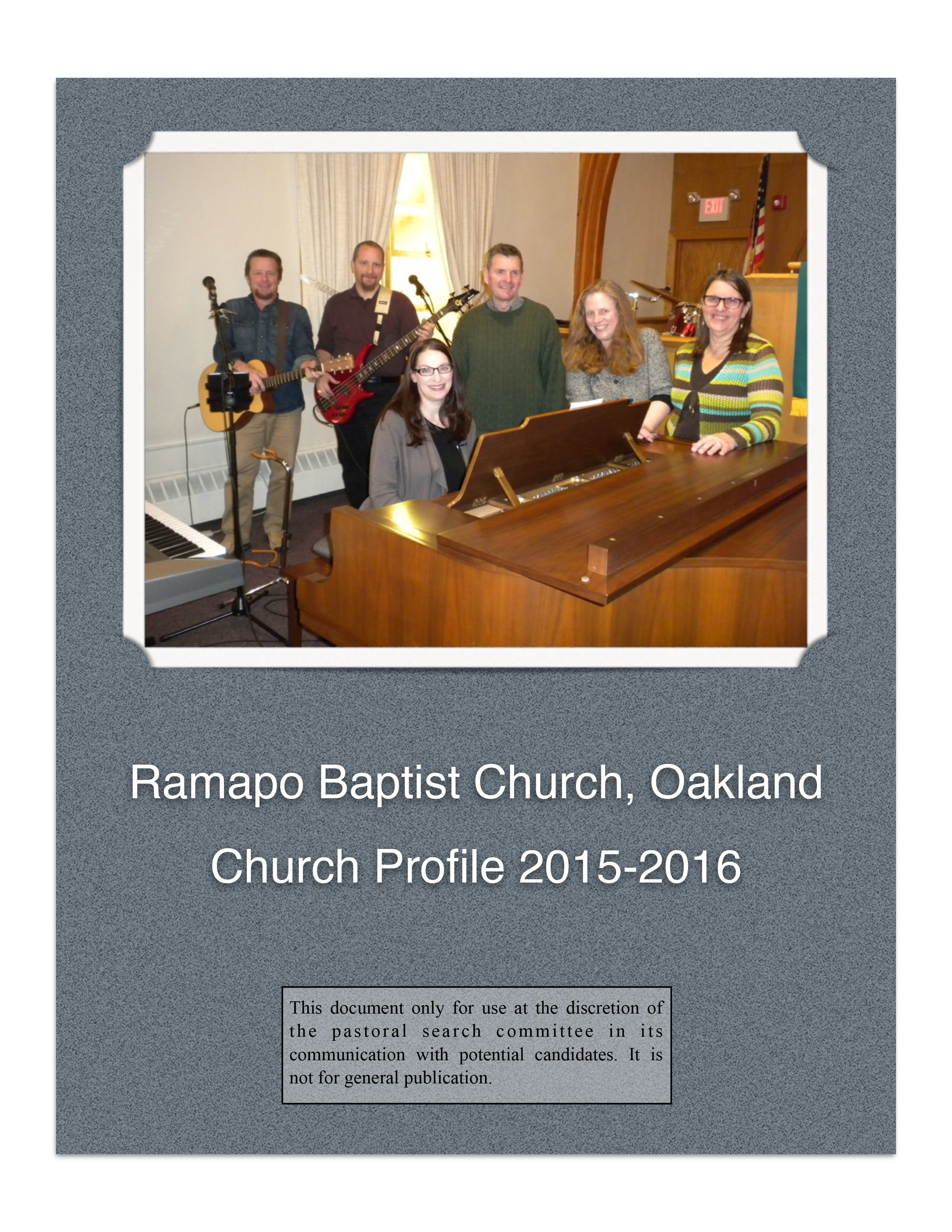 A thumbnail of the Ramapo church profile.