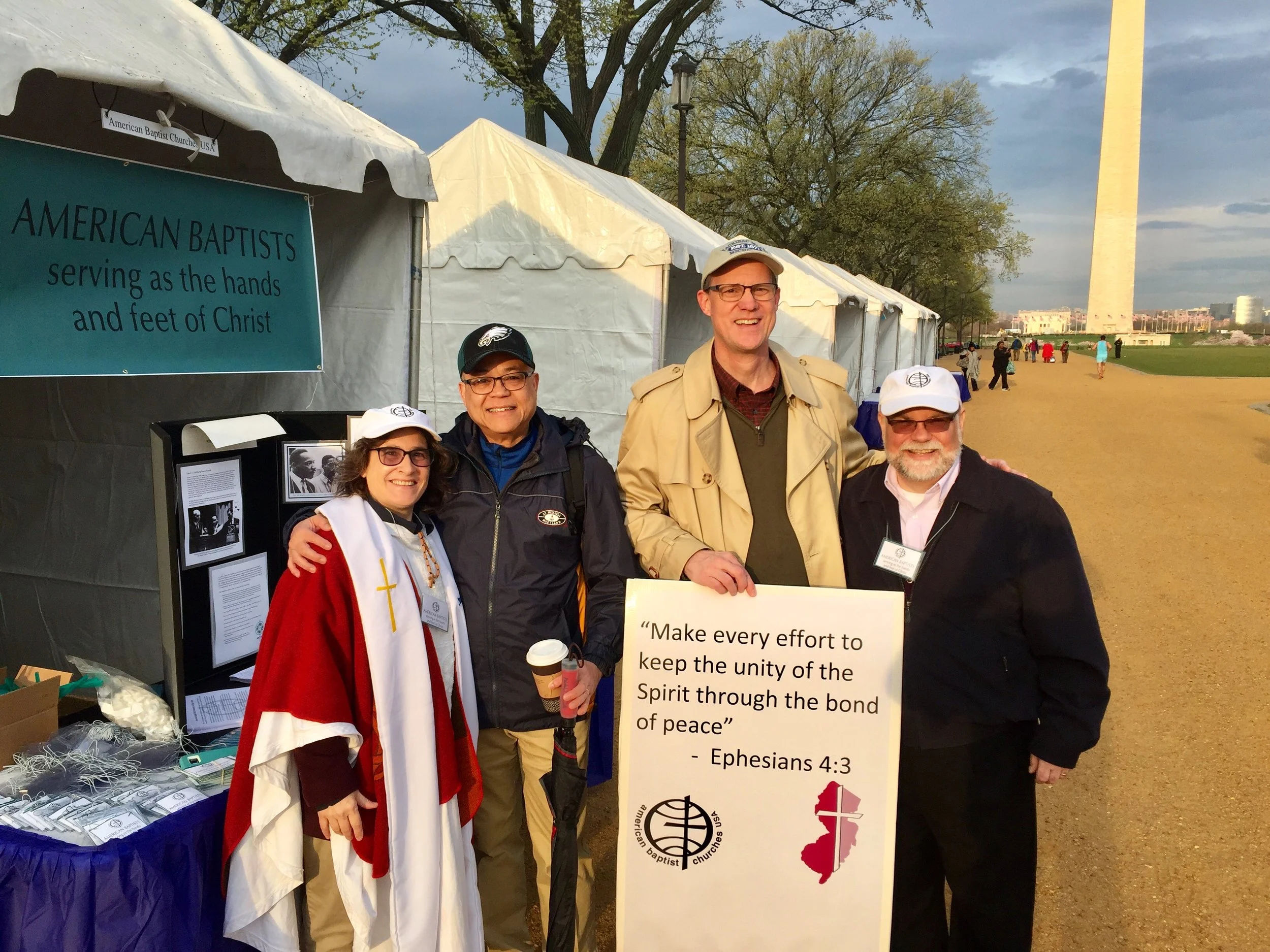 Public Mission at the rally to end racism