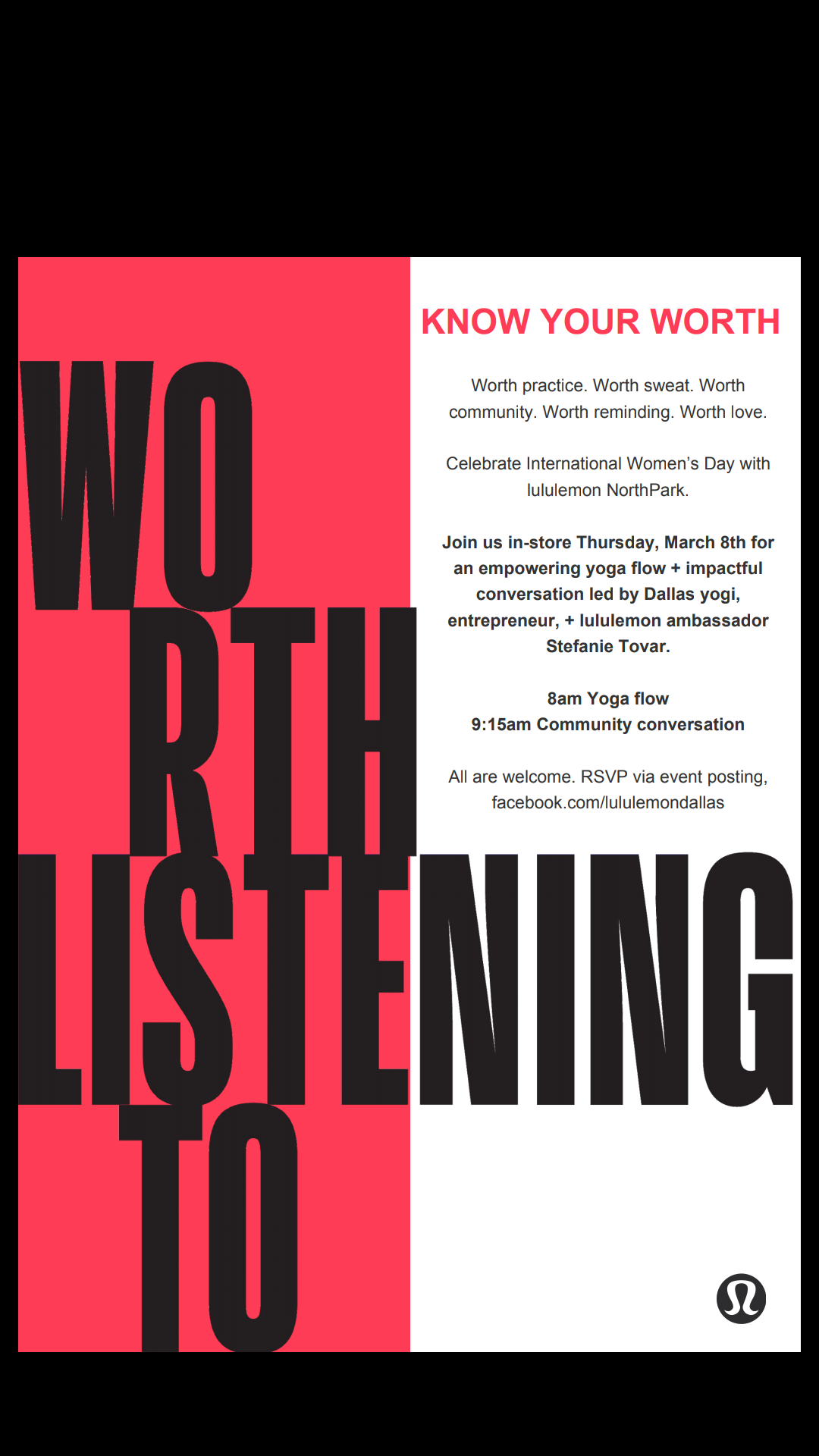 Know your Worth Yoga Flow and Discussion 