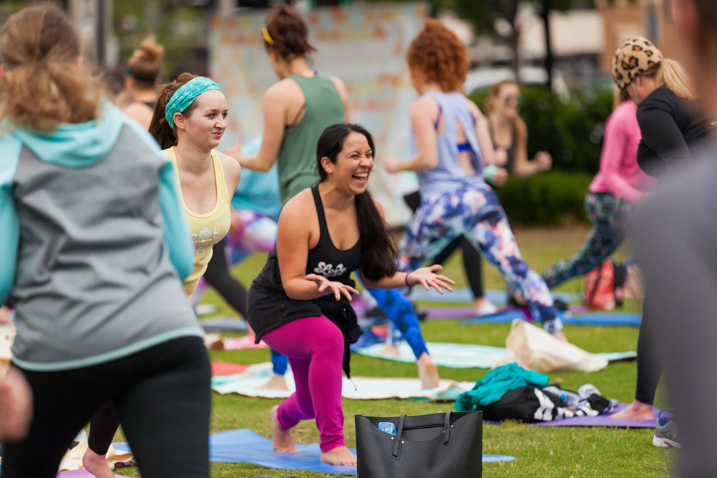 Free Friday Yoga with Stefanie and First United Bank  at Klyde Warren Park!      
