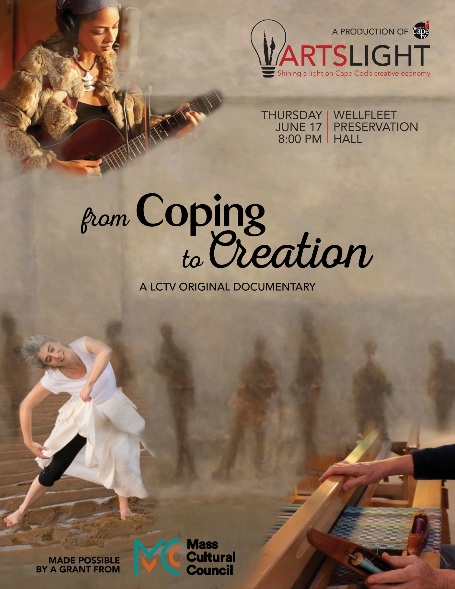Lower Cape TV film screening: From Coping to Creation *Thurs. 6/17*