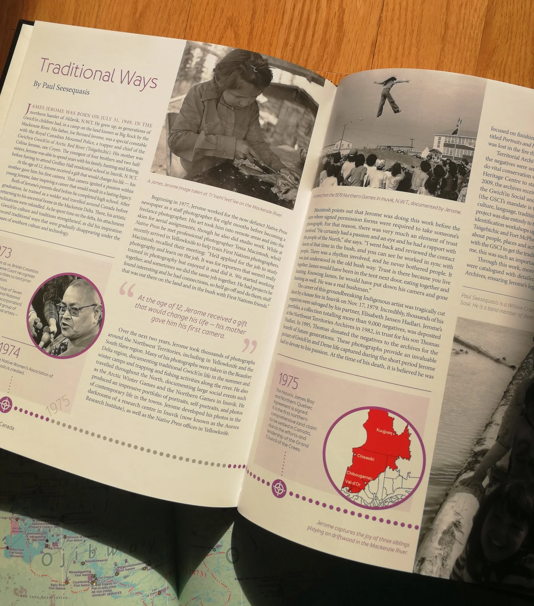 An article on Traditional Ways inside the general volume.
