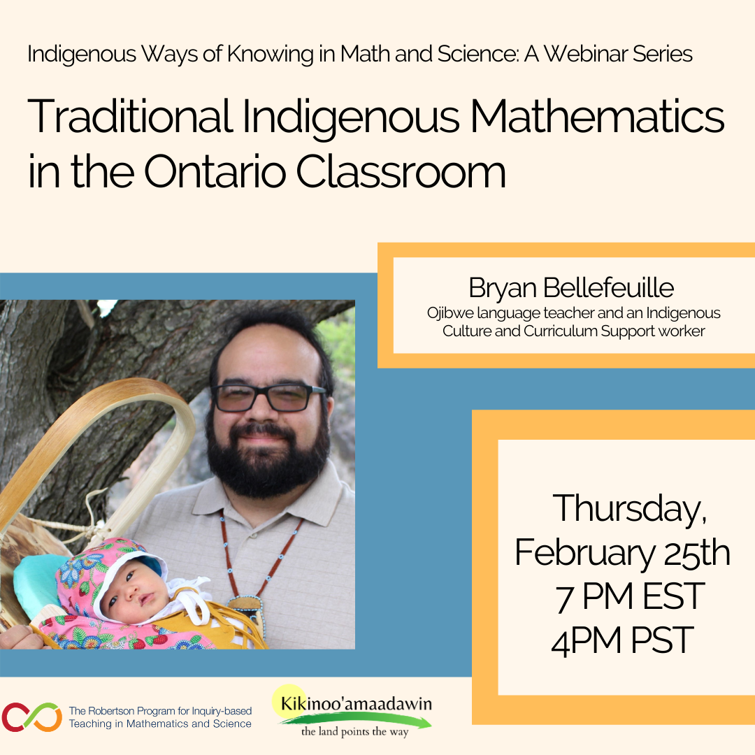 Upcoming Webinar! Traditional Indigenous Mathematics in the Ontario ...