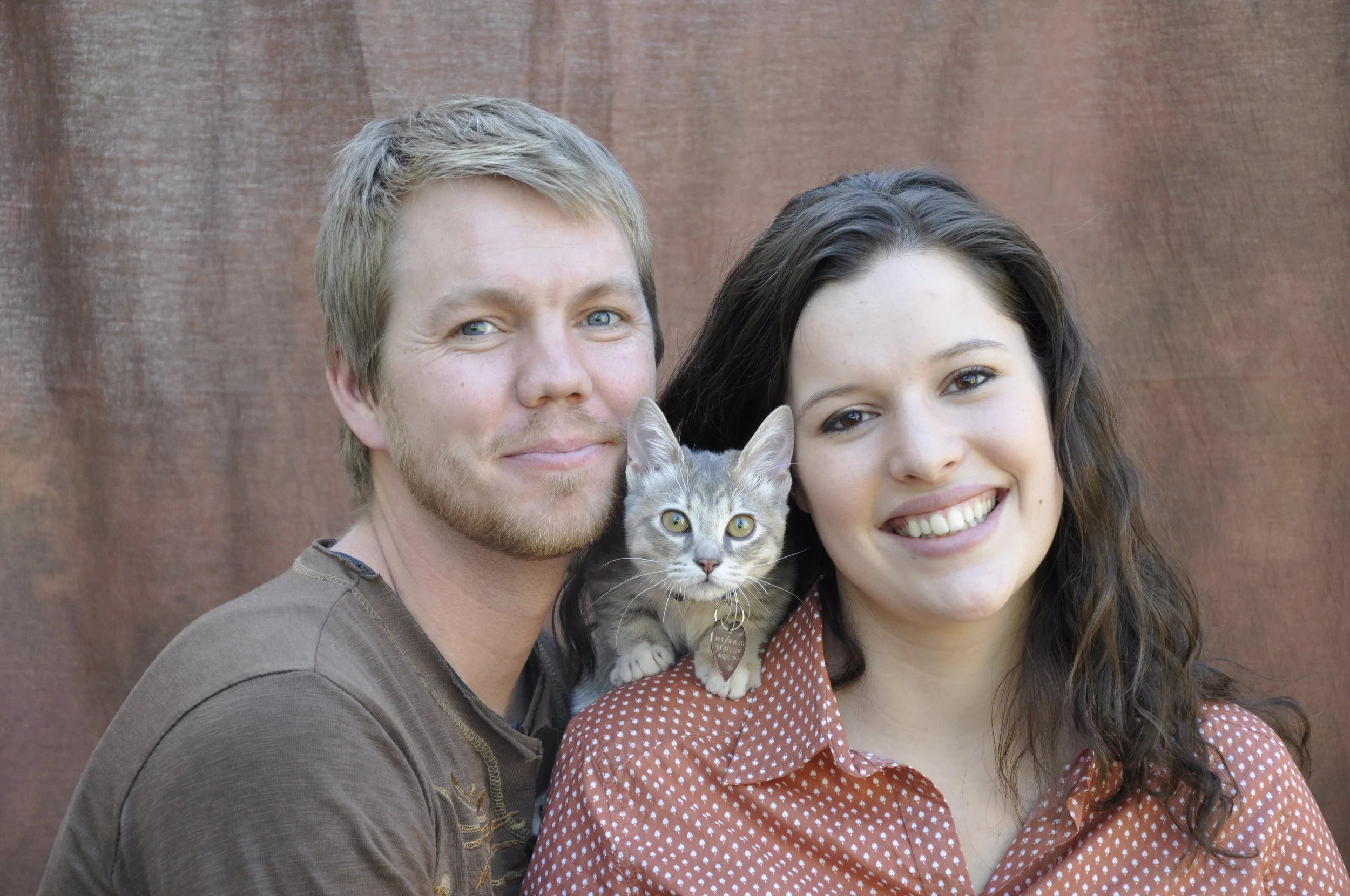 Joanna and Travis with their first Queen Momo Himè