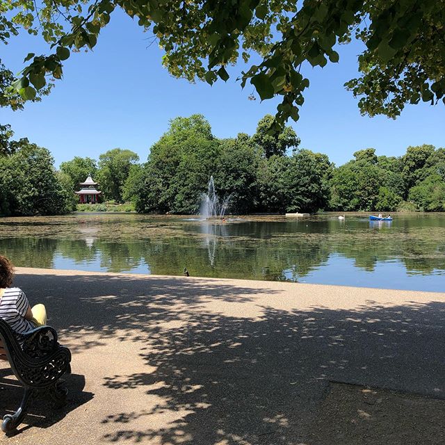 Stunning day cycling through #victoriaparklondon on my way home from a meeting.