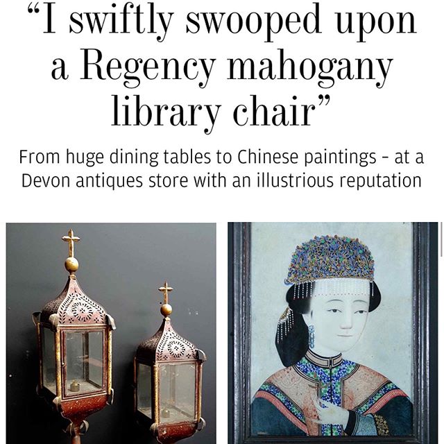 Read how I discovered @markdavisantiques in #kingsbridge #southhams @ft_howtospendit online. How it had to do with my obsession with #chineseancestorportraits and my love of the colour green