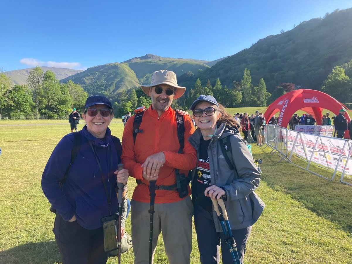 All three of us - my sister @mintyrebecca and husband @kyle_rainford_film had a fantastic weekend in the Lake District fundraising for @walkingwiththewounded with @worshipfulcordwainers
It was a gruelling
14km of climbs in beautiful sunshine with inc