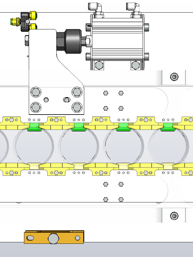 Mechanism top view