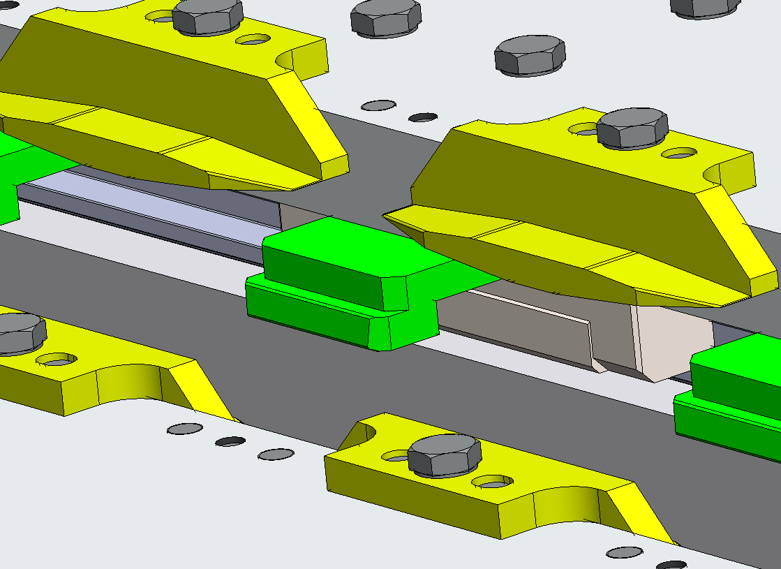 Detail, gripper closeup