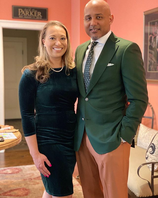 A|P Clothiers ~ Great ppl here! I appreciate the Parkers for their support! Here @deycallmeparker wearing all AP, making it look so easy, the trousers, once they came in, I thought I  picked the wrong color, but once I saw them together I can see the