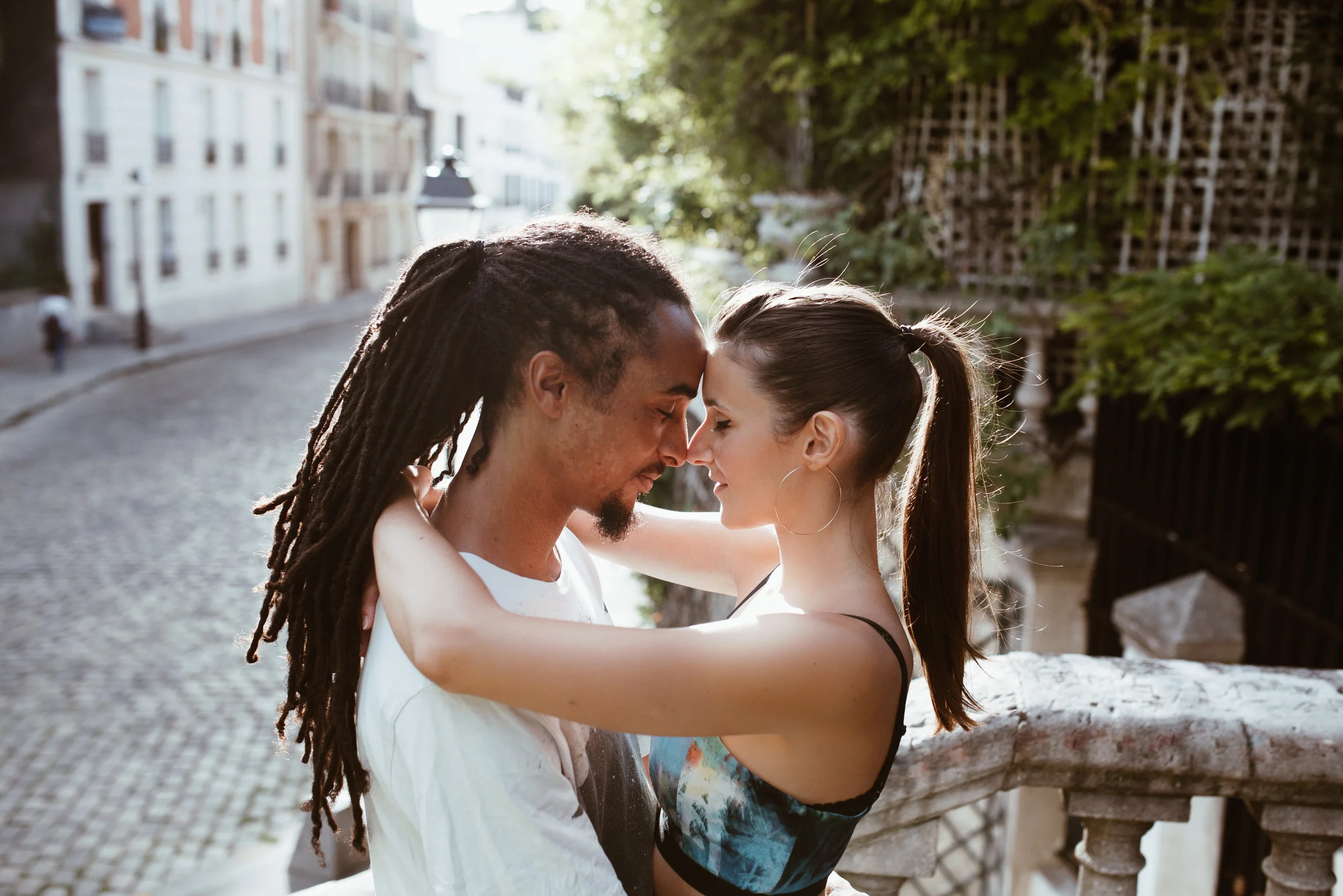 Geoffrey + Sara in Montmartre