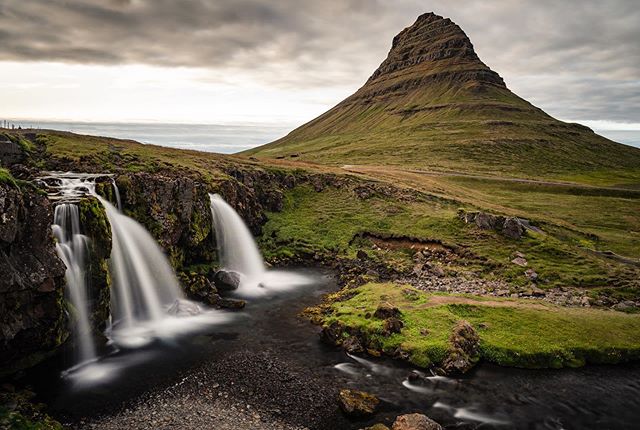 We waited and waited for the possibility of a colorful midnight sunset - and it never came. ⁣
⁣
After a full day of sightseeing, hiking, and of course taking a crap load of photos, we had this location in mind for our sunset location if we got the ch