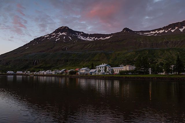 Not a bad place to call it for the night when you get to stay in Seydisfjordur for the evening. @ant.obe and I spent a magical few days cruising across landscapes I had literally only dreamt of, and even those dreams fell short of what it was we actu