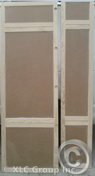 Custom Doors for Refrigerator and Linen Closet