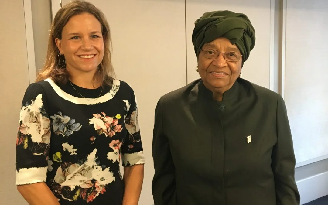 Betsy Williams recognized by H.E. President Ellen Johnson Sirleaf for work in Liberia