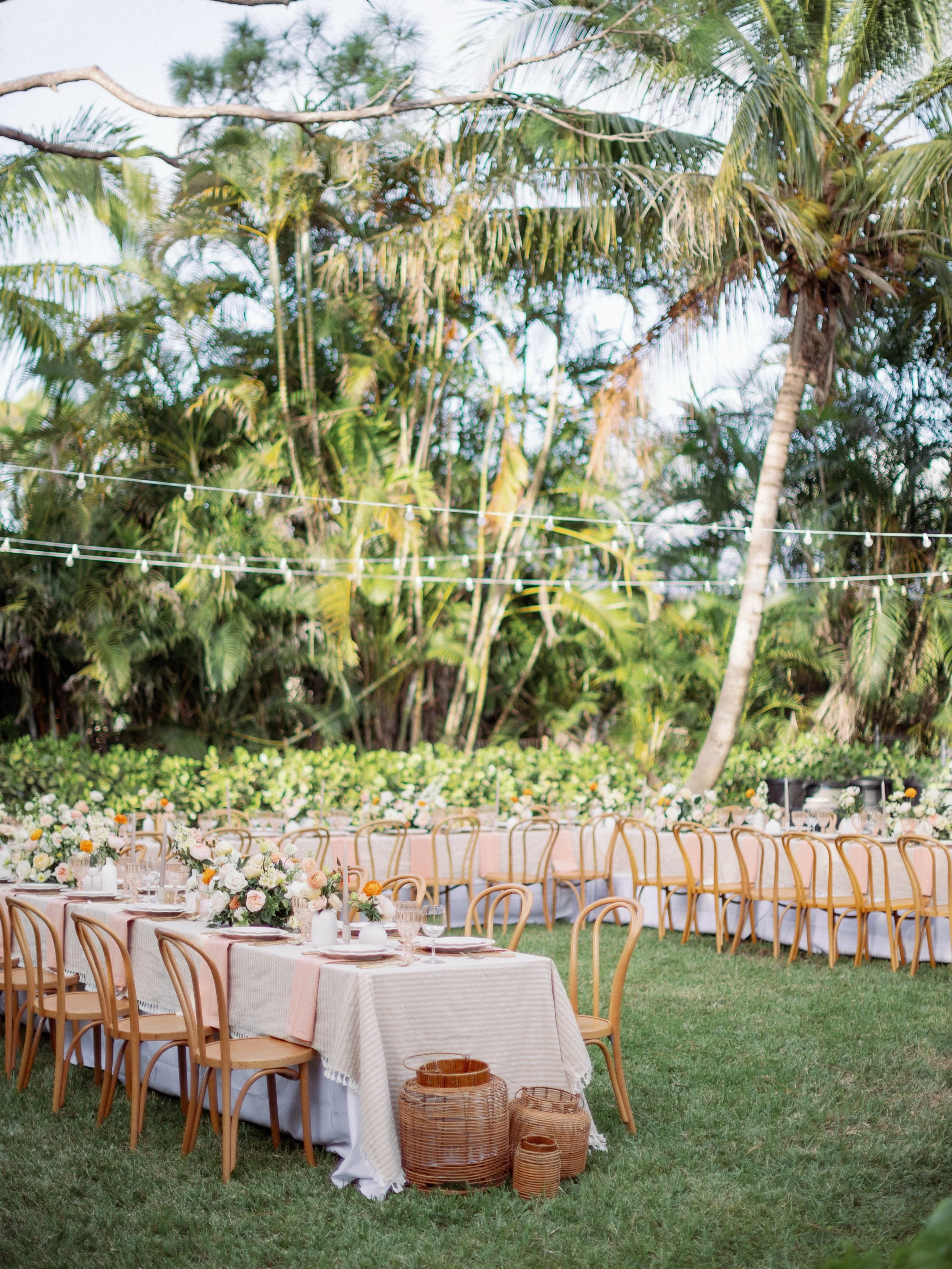 I would always choose a backyard wedding with an amazing team over a venue! I love my venues here in FL but, it just feels a bit more intimate and intentional