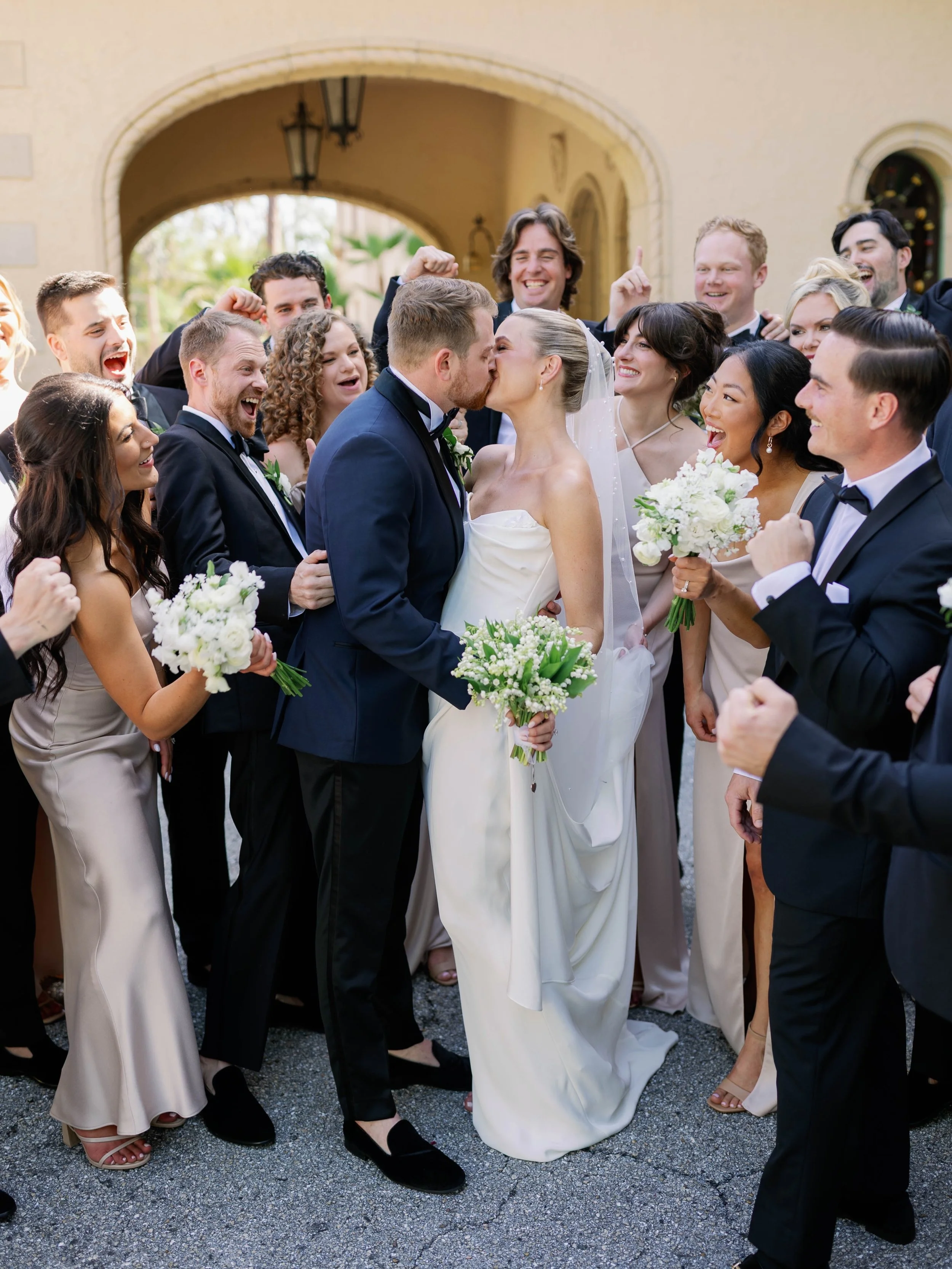 Large bridal parties can be intimidating, but when they all know the assignment, we are all good!