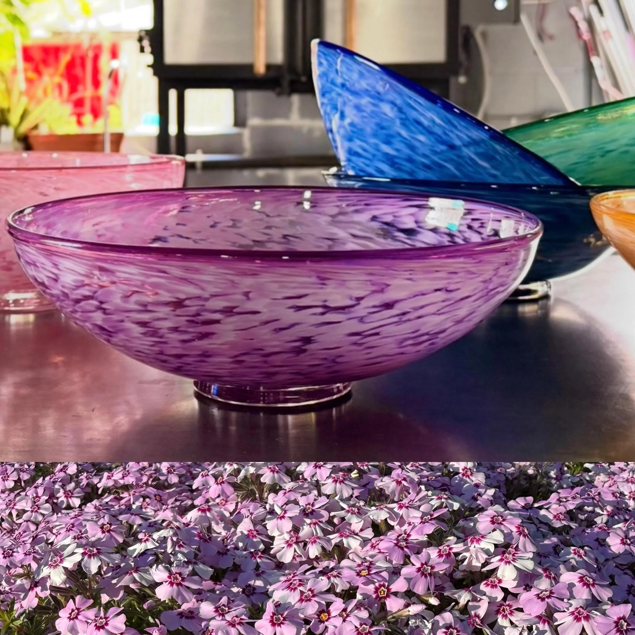 Celebrate the blurred lines between spring and summer with crisp colors&hellip; #springintosummer #saladbowls #nhmade #funktional #serveinstyle