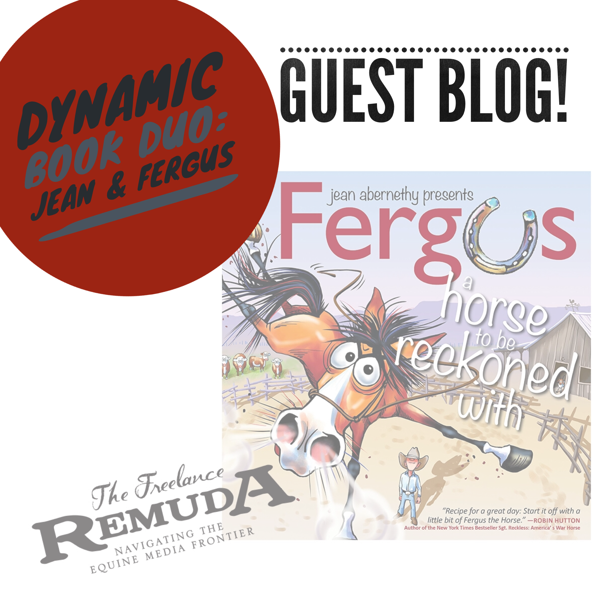 Meet author Jean Abernathy & "Fergus the Horse," dynamic duo 