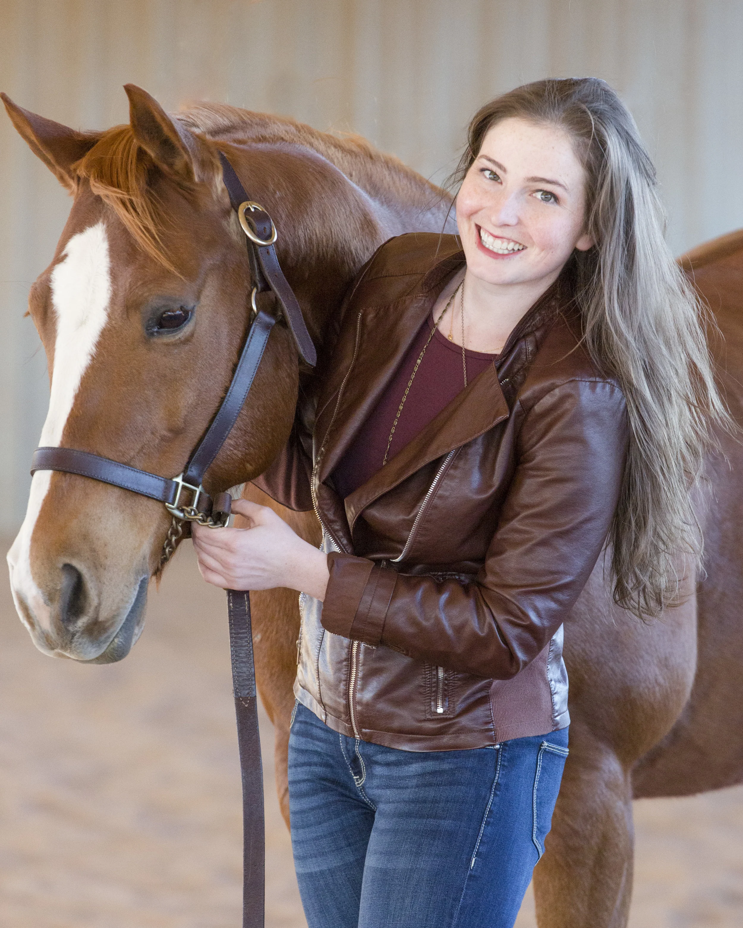 Rachel Florman, with her horse Herbie. photo by Abigail Boatwright