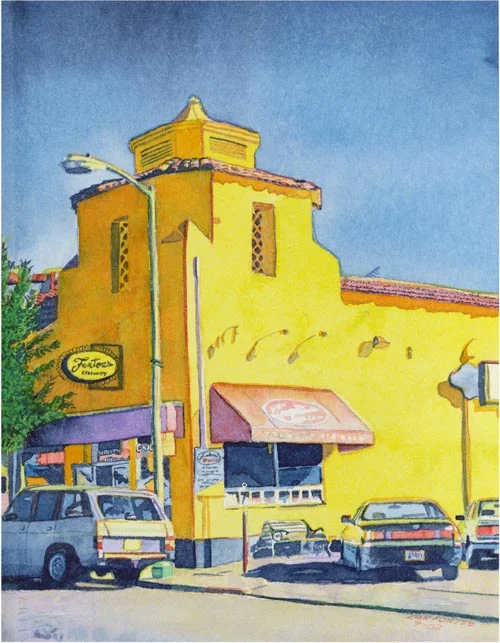 Title: Fenton's Piedmont Avenue, Oakland 7-2002 Media: Watercolor Dimensions: 8" x 11" Sold
