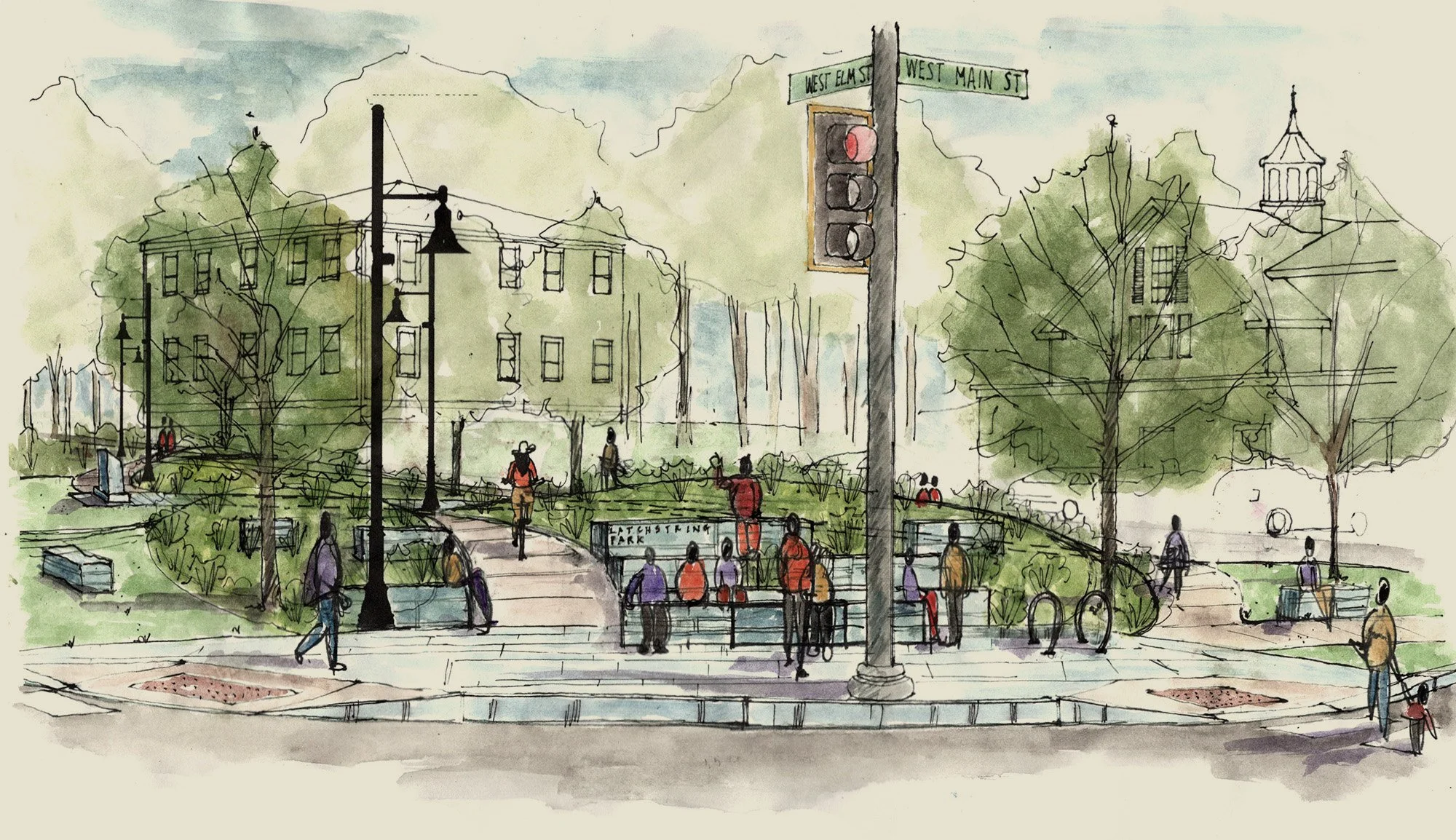 LATCHSTRING PARK / A Neglected Park is Transformed by the Community 