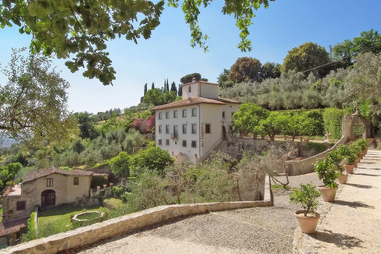 Historic Hillside Villa Overlooking Florence