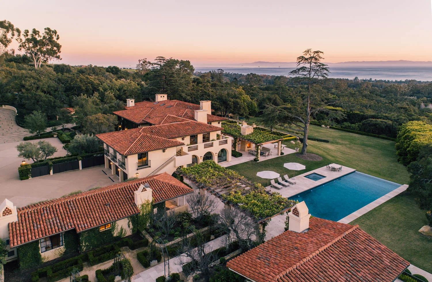 Private Park Lane Estate in the Hills of Montecito