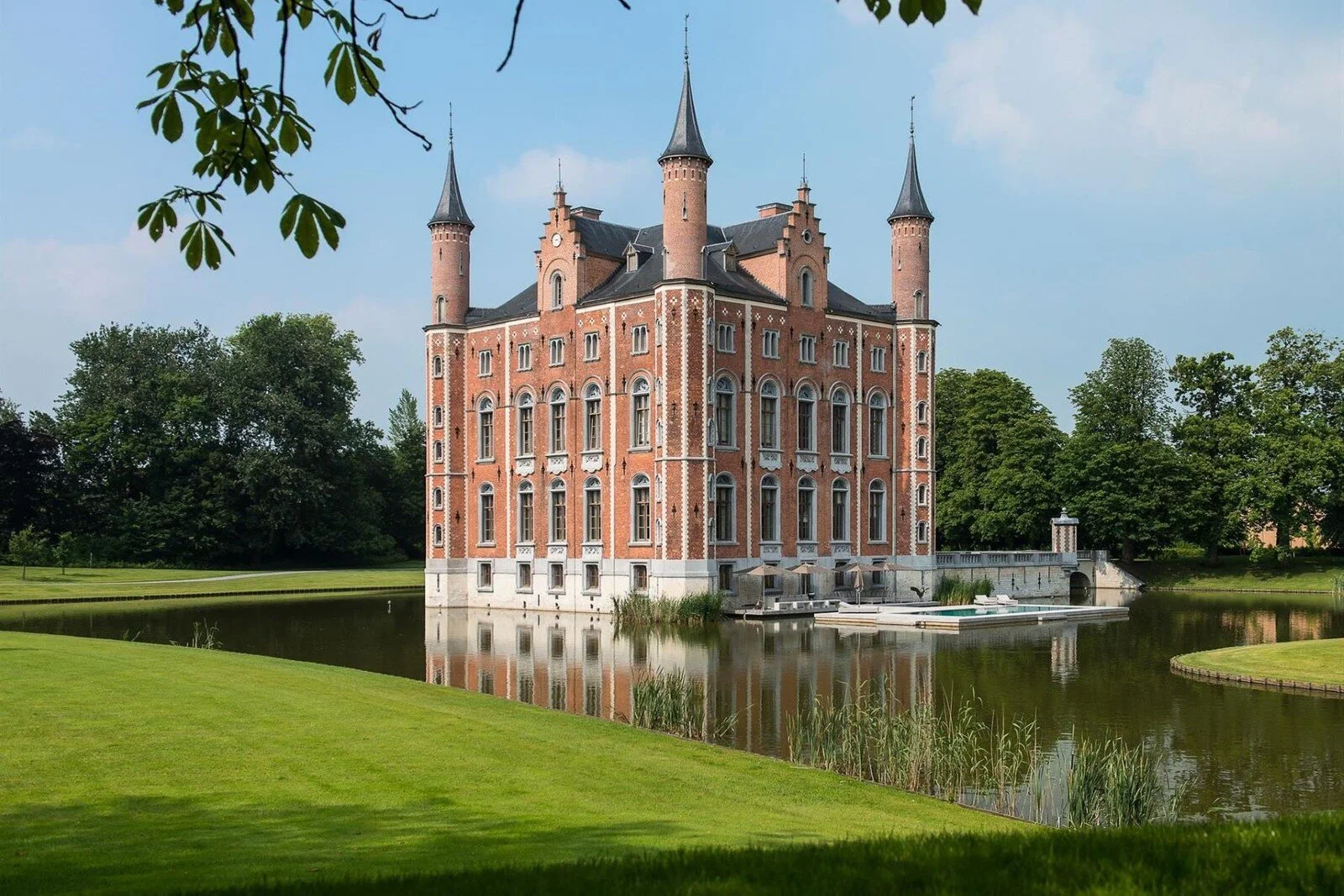 Cross Over Your Own Private Moat to Enter This Stunning Belgian Castle