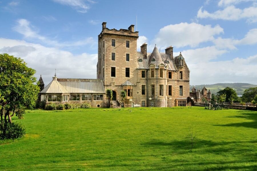 Striking Baronial Castle in the Scottish Countryside — Francis York
