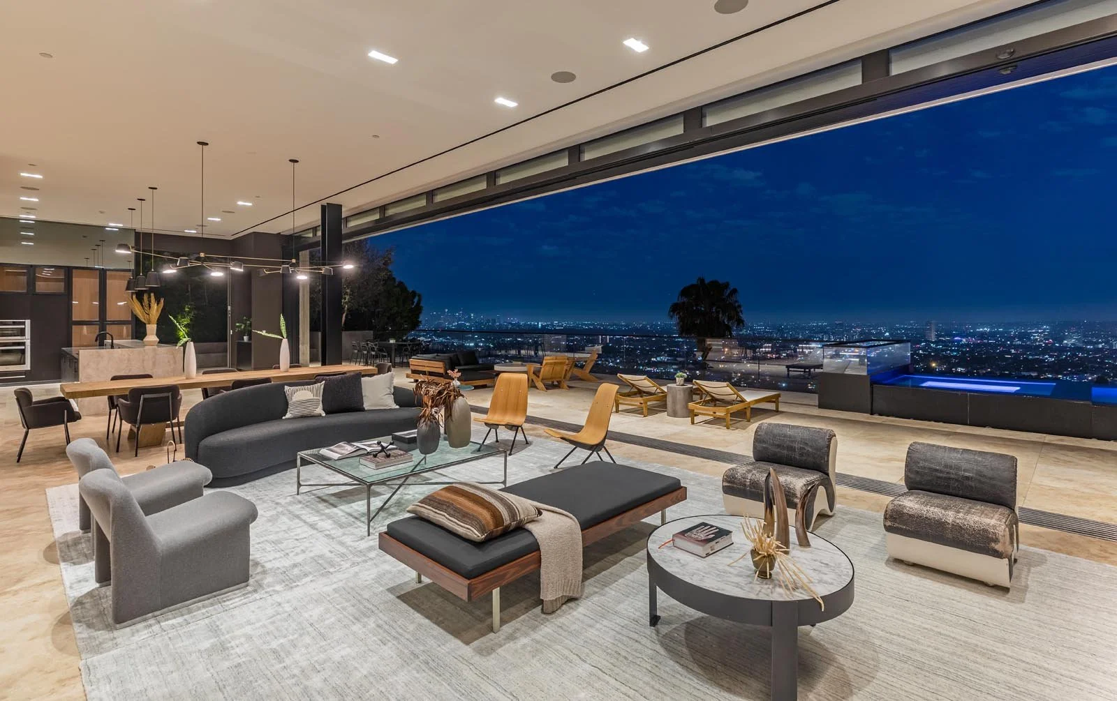 Thumbnail for Hollywood Hills City Penthouse Apartment Living Room