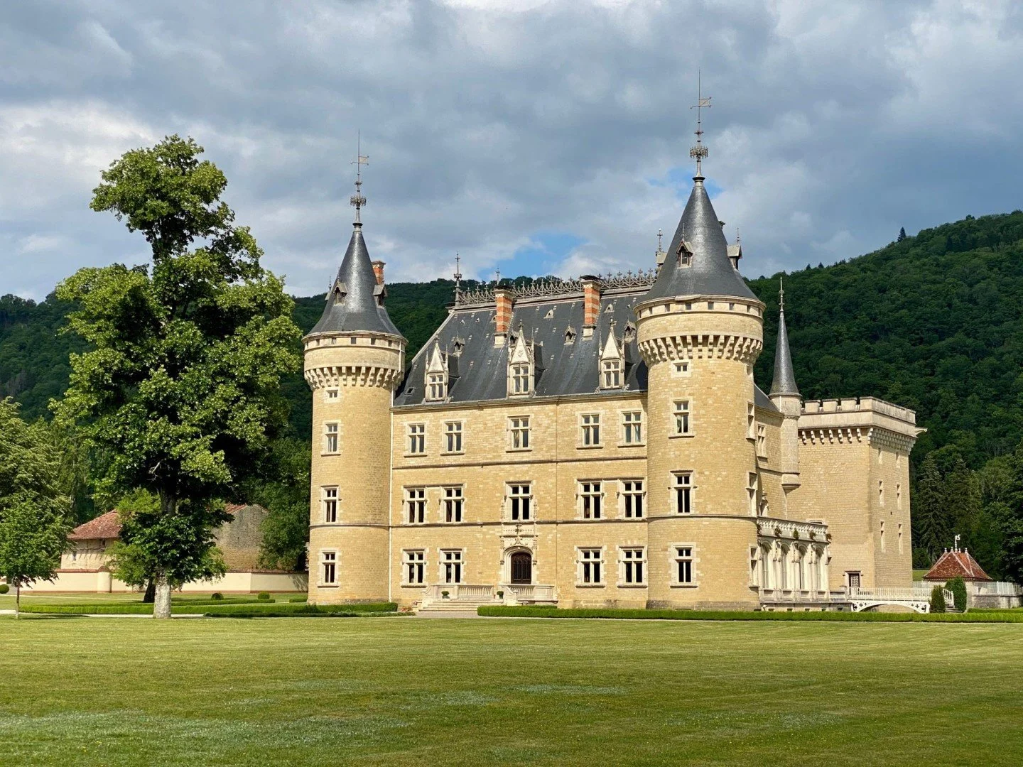 Renaissance Chateau Near the Swiss Border in France 