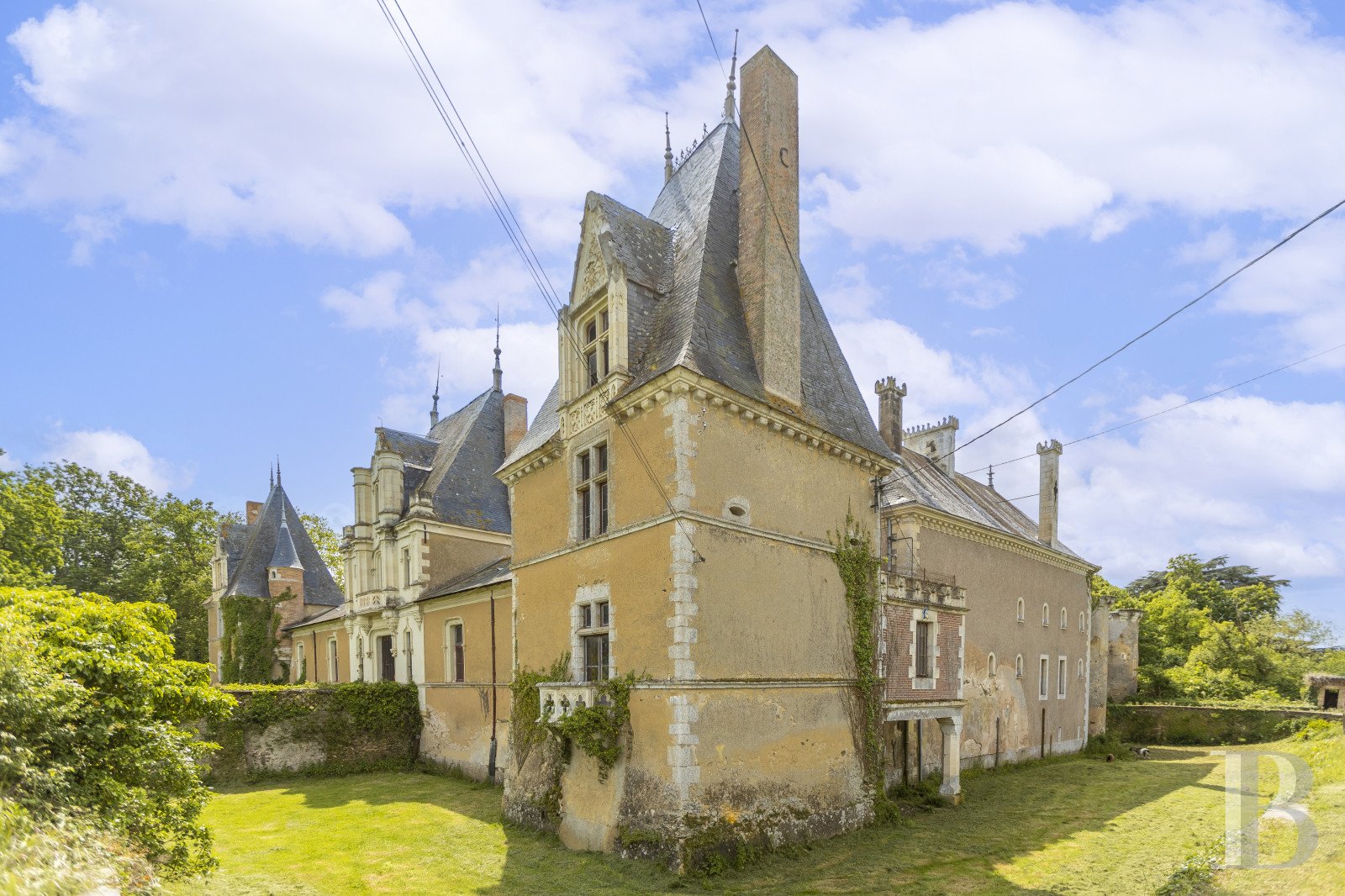 Neo-Gothic French Chateau in the Loire Valley Listed for €490,000