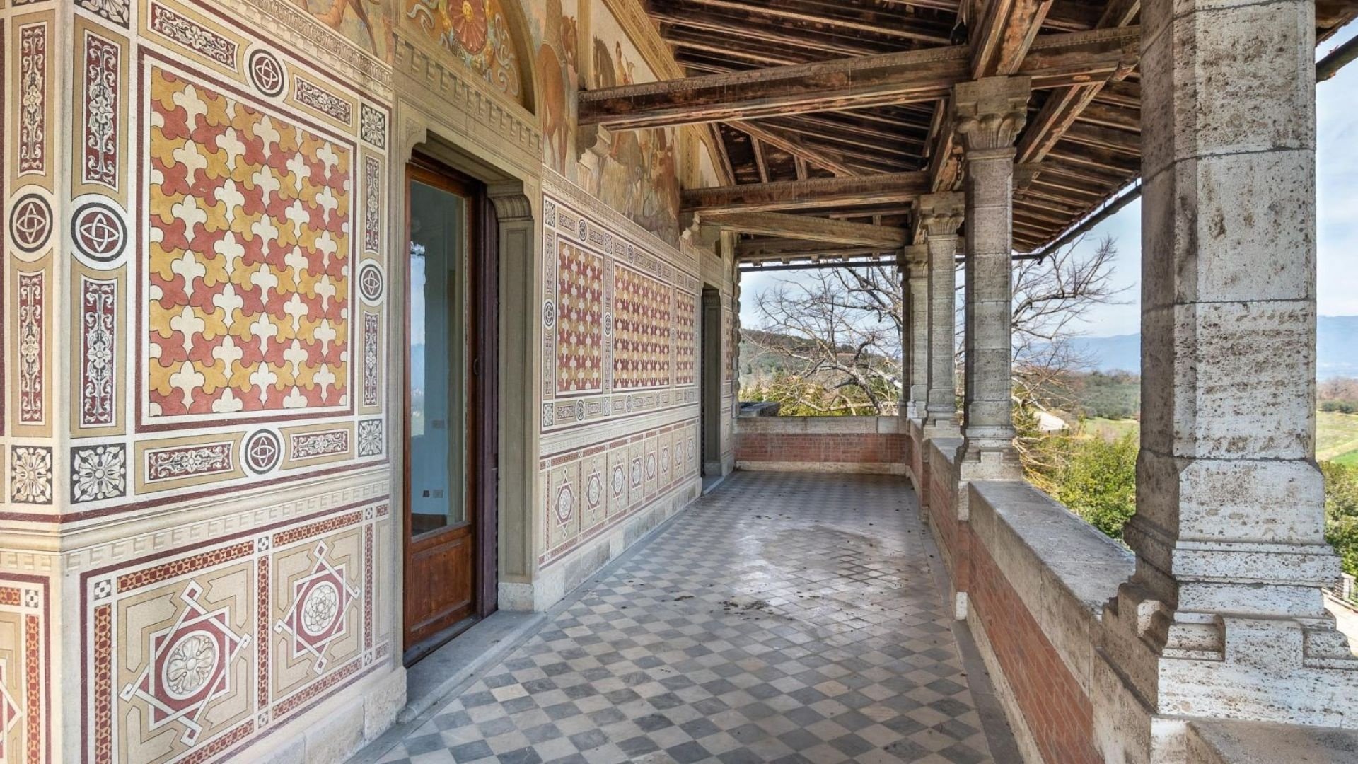 Francis York Tuscan Art Nouveau Villa and 320-Acre Estate in Chianti, Italy  00018.jpg