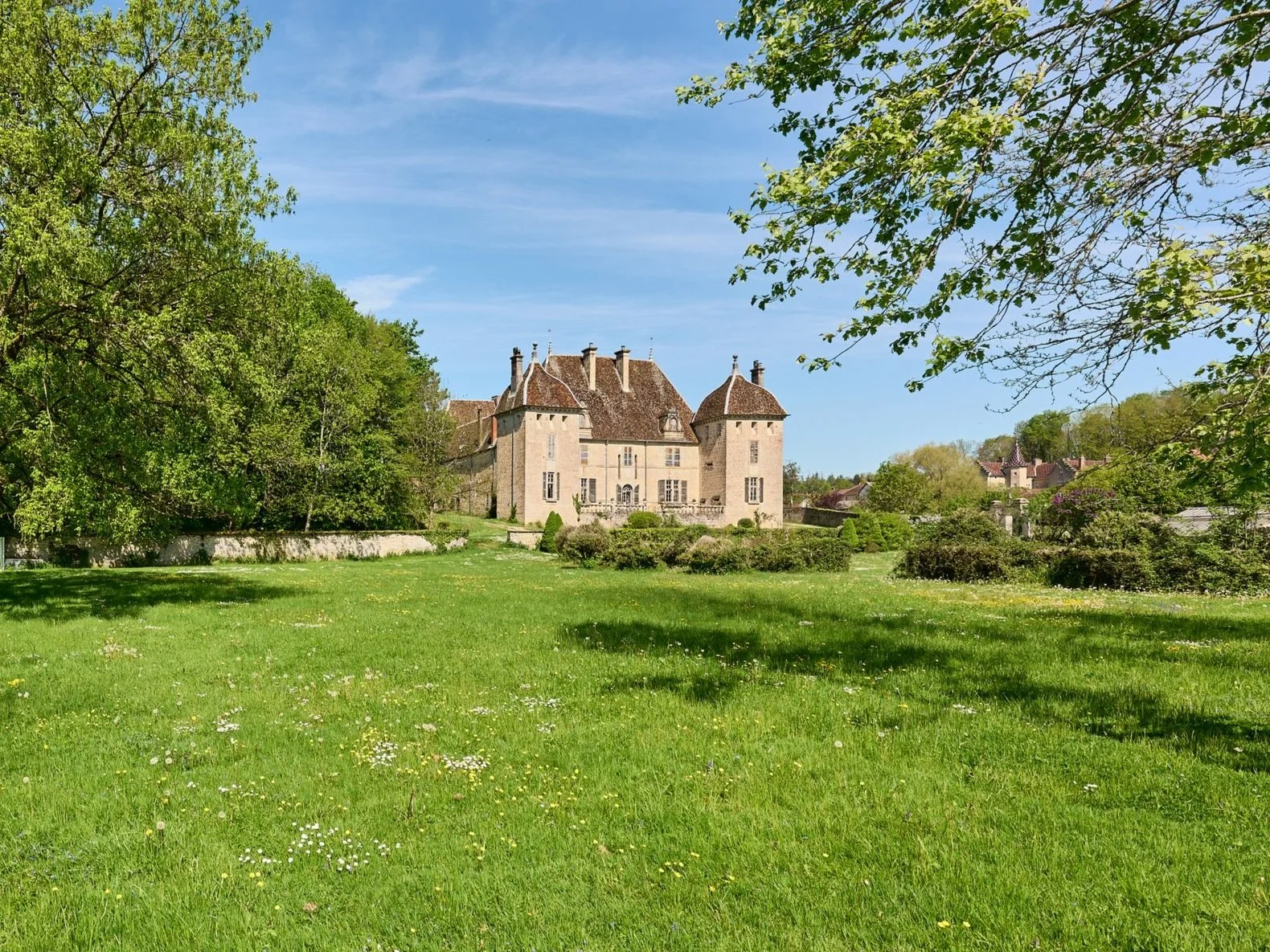 Restored 15th-Century Château  on 40 Acres in Eastern France