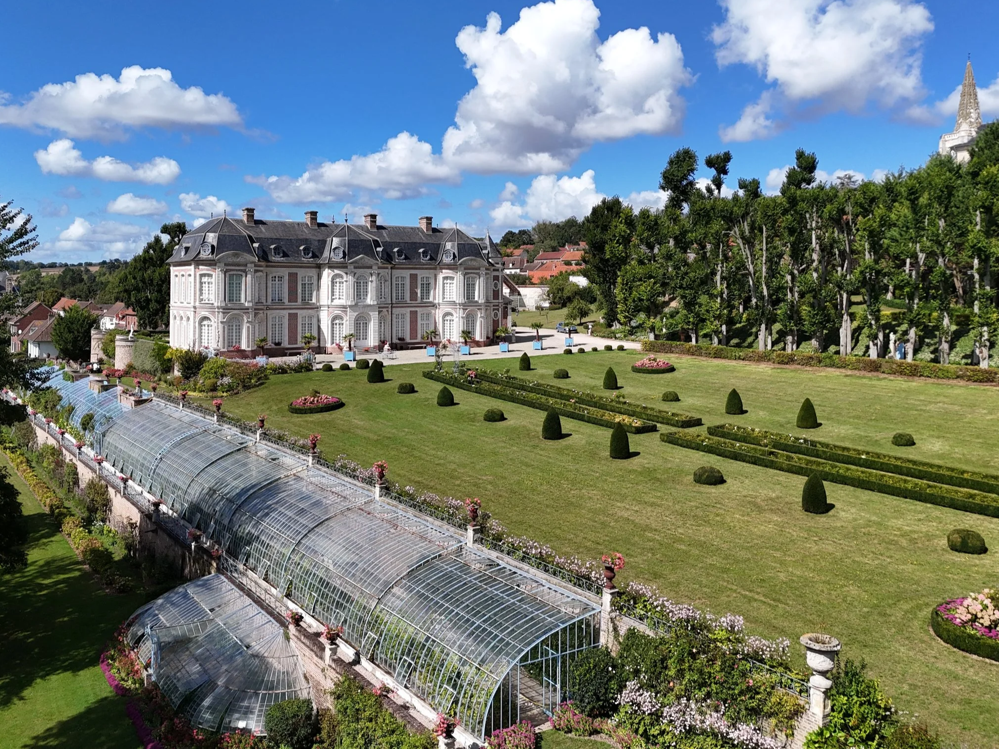Restored Château With Some of France’s Largest Private Greenhouses