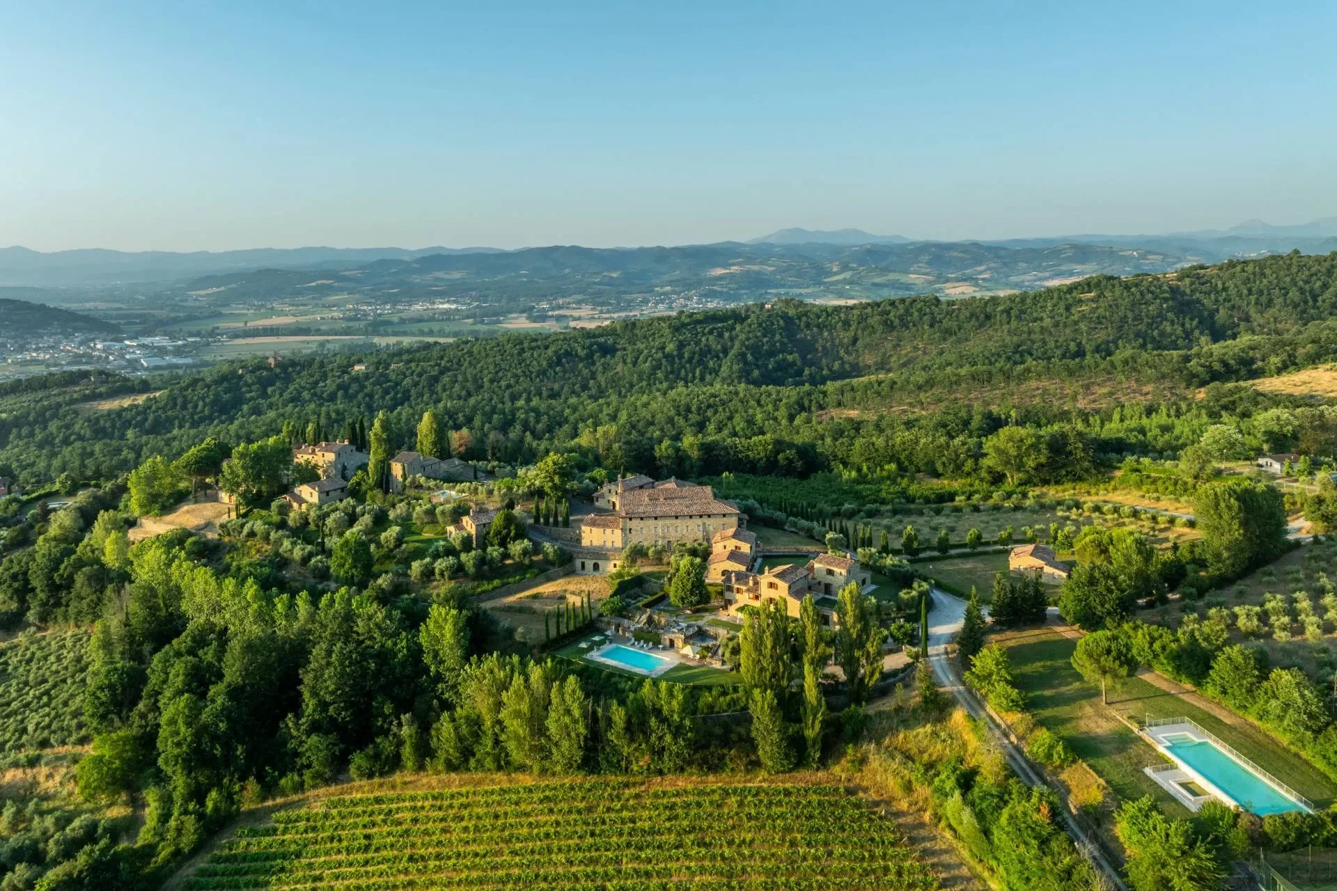 A Restored Medieval Village on 91 Acres in Umbria, Italy Listed for €12.5 Million
