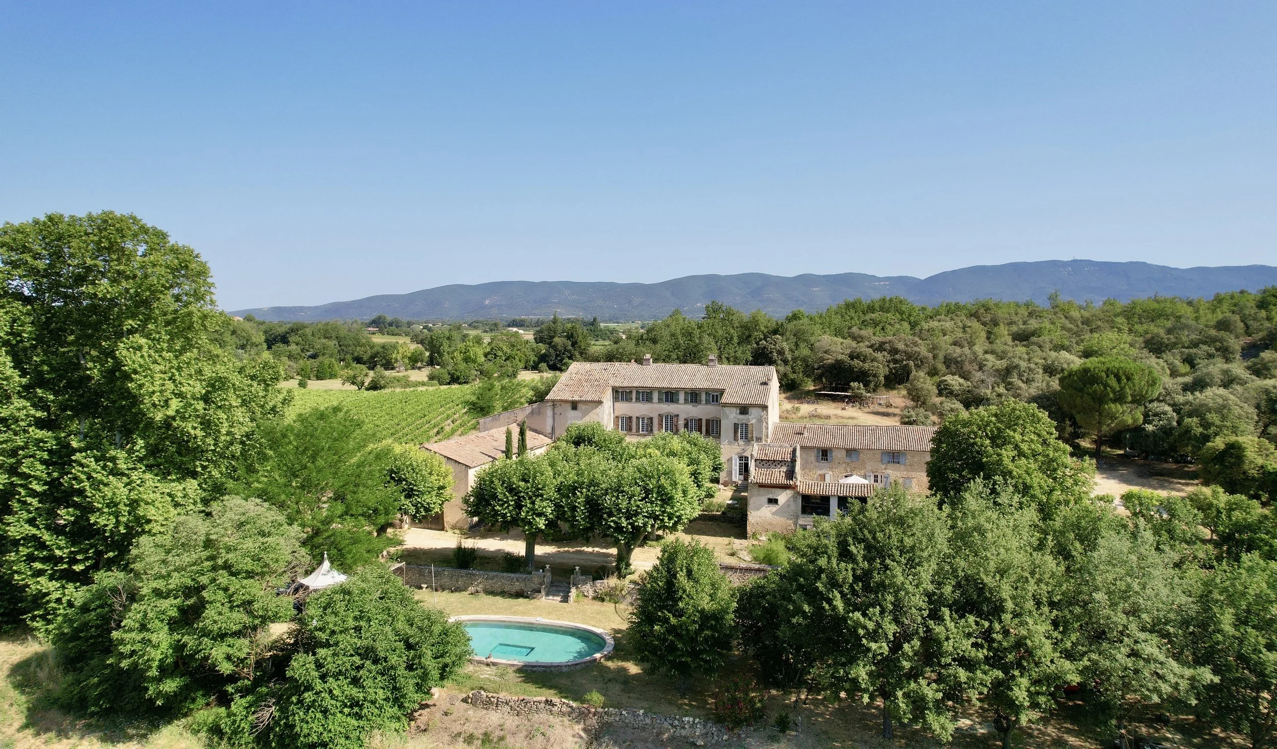 To Restore: An 18th-Century  Luberon Wine Estate on 74 Acres