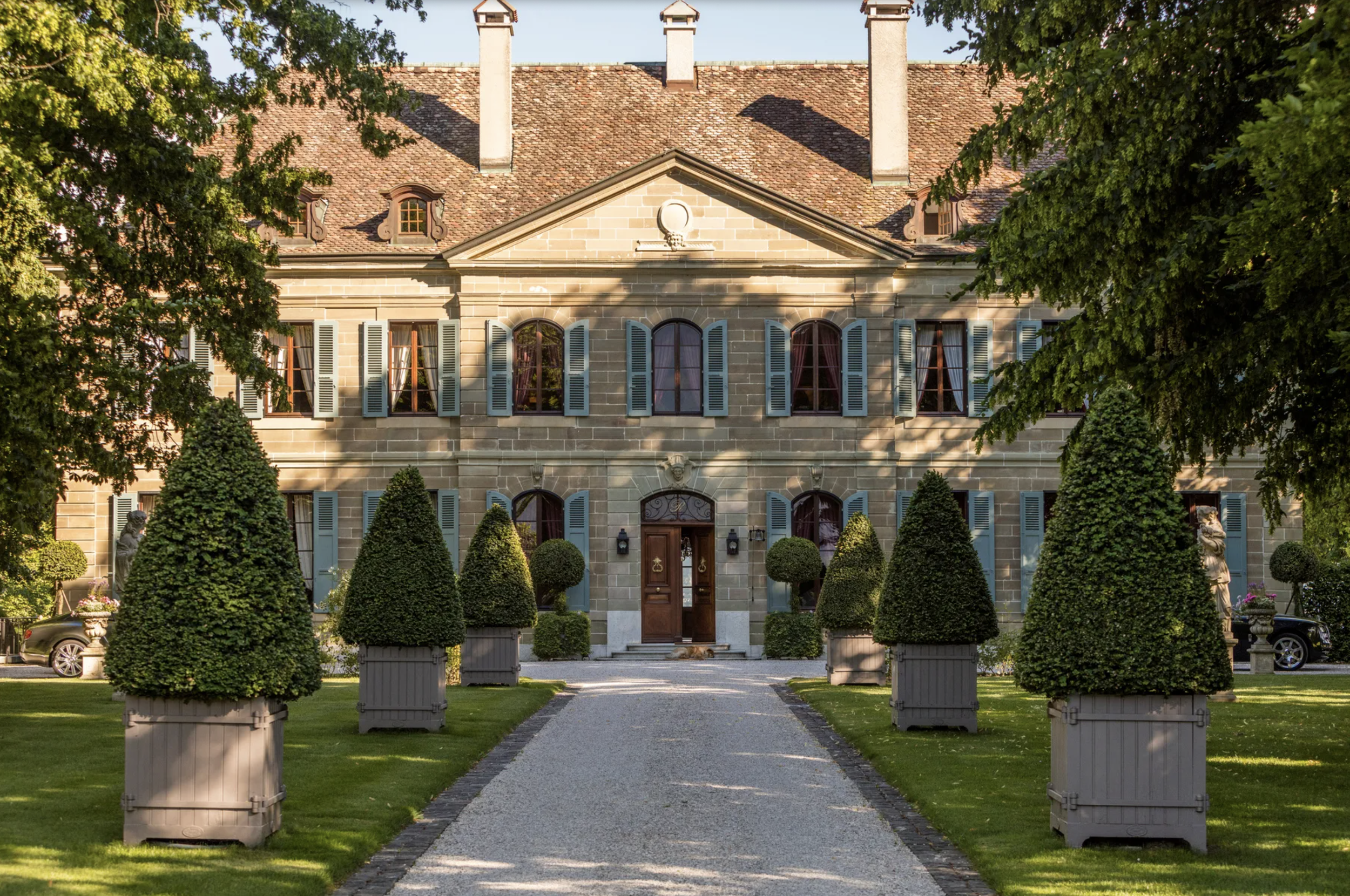 A Restored 1721 Château in Geneva’s Wine Region Hits the Market