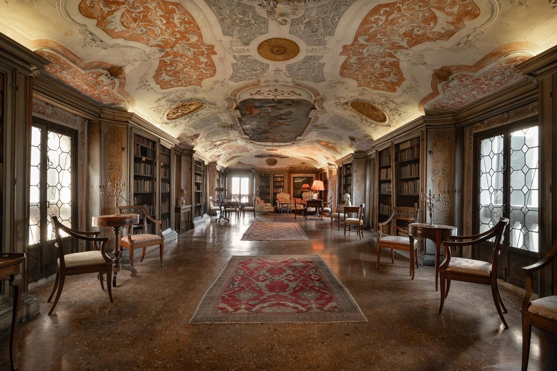 A Frescoed Penthouse at Palazzo Barbaro on the Grand Canal in Venice