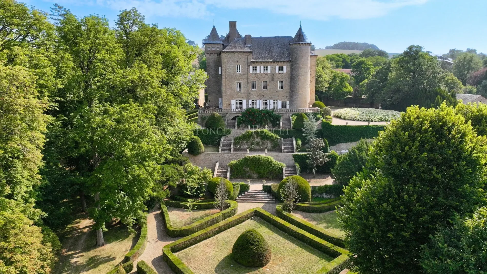 A 13th-Century Castle in Southwest France with Pool, Stables &amp; Classic Car Garage 
