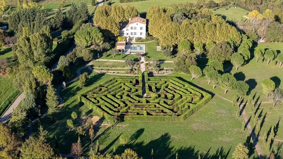 A 22-Acre Estate in the South of France With a 250-Tree Truffle Orchard and Hedge Maze